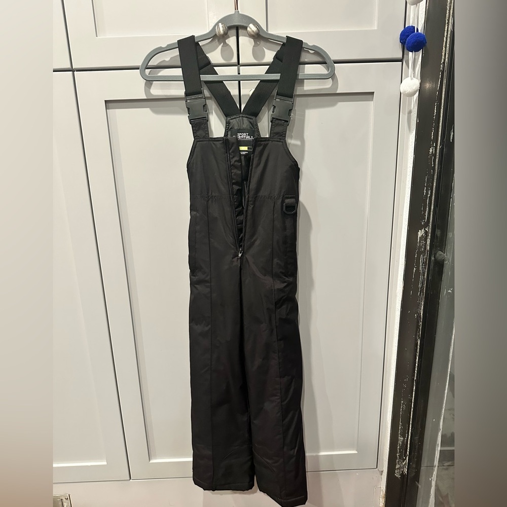Kids Black Snow Overalls – Size 10, Sport Essentials